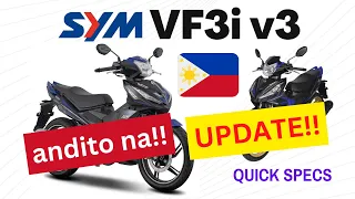Sym VF3i Version 3 | Update!!! | Price and Quick Specs | November 2022 Philippines