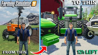 I spent 12h CREATING FIELDS & CUTTING GRAAS | Farming Simulator 19 Timelapse