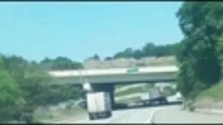 Truck overturns on Pennsylvania highway; good Samaritans rush to aid driver