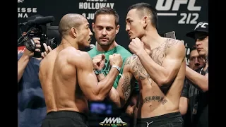 UFC 212: Jose Aldo vs. Max Holloway Weigh-In Staredown - MMA Fighting