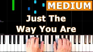 Bruno Mars - Just The Way You Are - MEDIUM Piano Tutorial - [Sheet Music]