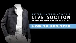 How to Register for Entertainment Memorabilia Live Auction | Prop Store