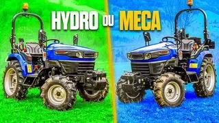 COMPARATIF Tracteur hydrostatique contre un Tracteur boîte mécanique