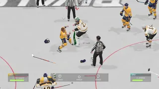 NHL 22 Goalie Vs Player Fight