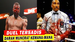 RE- Darah Muncrat Kemanamana 🥊🥊 Inilah DUEL TERSADIS Dalam Sejarah Tinju