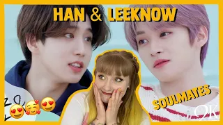 SOULMATES! STRAY KIDS [TWO KIDS ROOM EP16: LEE KNOW + HAN] REACTION