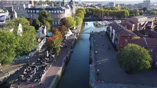 Bristol Floating Harbour by drone, Netham to Hotwells