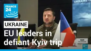 European leaders in defiant Kyiv trip as Russia closes in • FRANCE 24 English
