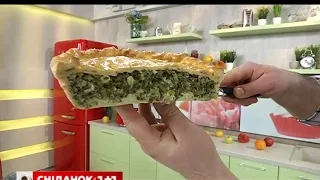 Рецепт від Сенічкіна: пиріг зі свіжою зеленою цибулею
