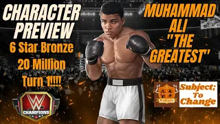 20 Million Turn 1 with Gear!!! 🥳🤯 - Muhammad Ali "The Greatest" Character Preview - WWE Champions