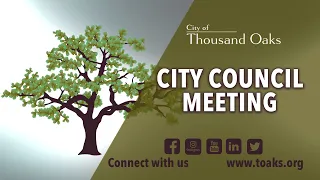 City Council Meeting - April 13, 2021 | Thousand Oaks, CA