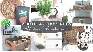 BUDGET FRIENDLY HOME DECOR DIY THAT LOOK HIGH END |MODERN FARMHOUSE DOLLAR TREE DECOR