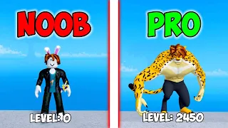 Noob To MAX Level Using LEOPARD In Blox Fruits!