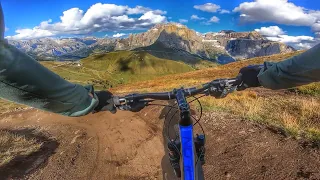 Dolomites - Sellaronda Clockwise MTB Tour- the best scenic moments.