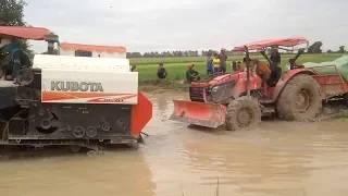 Tractor Stuck In Mud Compilation | Best Action Equipment #World Most Modern Agriculture Technology