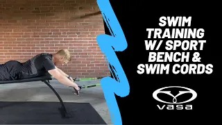 Swim training with Vasa Sport Bench and Vasa Swim Cords