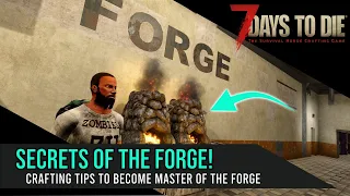 Forge Mechanics and Efficiency Tip for Optimal Crafting in 7 Days to Die (Alpha 19)
