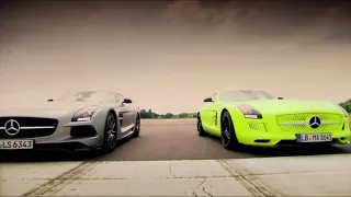 Mercedes AMG GT Electric car vs engine version - Jeremy Clarkson test drive in Top Gear