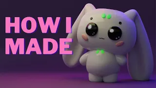 HOW I MADE cute rabbit in Blender