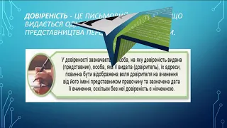 Тема 4. Представництво та довіреність