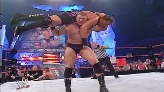 Brock Lesnar & Eddie Guerrero vs. Rob Van Dam & Bubba Rai Dudley (Raw 03/6/2002)Part.2
