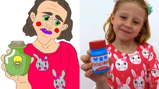 Nastya chooses to work by profession Drawing meme | Like Nastya #like_nastya