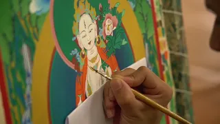 Thangka Painting at Norbulingka Institute