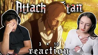 Attack on Titan 3x10 REACTION! | "Friends"