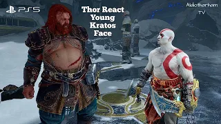 Young Kratos Vs Thor - God Of War Ragnarok