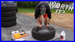 Mounting Tires On My Jeep Because No One Else Would!