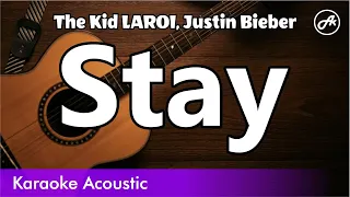 The Kid LAROI, Justin Bieber - Stay (SLOW karaoke acoustic)