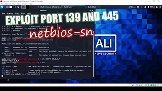 How To Exploit Port 139 and 445 SMB netbios-sn