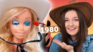 Самая уродливая Барби! Что с ее глазами? Обзор и распаковка Western Barbie 1980