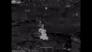 U.S. Chinook takes a hit by a enemy RPG (Combat Footage)