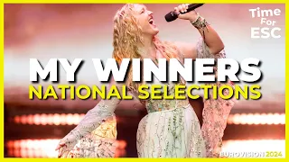 *MY WINNERS* | National Selections (So Far: 23/02 - 2024) NEW: 🇸🇲 | Eurovision 2024