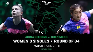 Adina Diaconu vs Chen Meng | WS R64 | Saudi Smash 2024