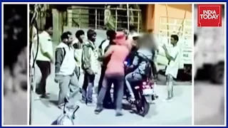 New Year Horror In B'luru Caught On Cam: Drunk Revellers Attack Couple On Bike