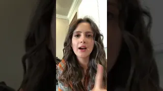 Laura Marano Instagram Live — April 3rd 2020.