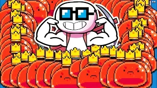 They Let Me Spawn Over 1000 Bosses So I Had To Eat Over 4000 Orbs in Forager