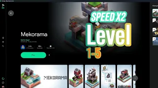 Mekorama Level 1-5  ON Google Play Games Speed x2