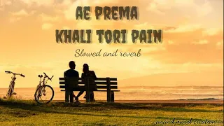 Ae Prema Khali Tori Pain [Slowed+Reverb]| Bishnu And Ananya | Odia Lofi World