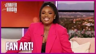 Audience Member Gives Jennifer Hudson Incredible Fan Art