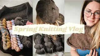 Spring Vlog | Using unspun yarn for the first time!