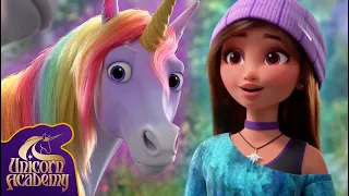 FINDING MAGICAL UNICORNS! 🦄 At Unicorn Academy | Cartoons for Kids
