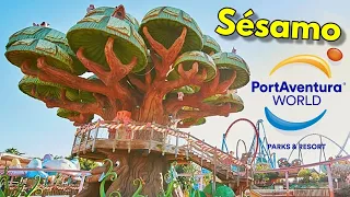 🎢 Área Infantil SÉSAMO AVENTURA (2023) | PortAventura World (4K)  ✅ Consejos | España