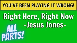 Right Here, Right Now by Jesus Jones Complete Guitar Lesson with Tabs: How to Play Tutorial