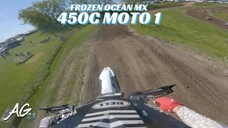 FIRST RACE AT NEW TRACK | Frozen Ocean MX | 450C Moto 1 | 5/14/23