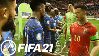 FIFA 21 FRANCE - BELGIQUE | Gameplay PC HDR Ultimate MOD