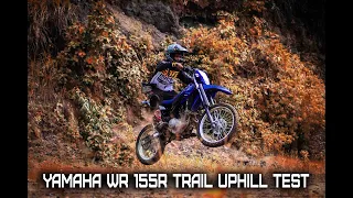 YAMAHA WR 155R TRAIL UPHILL TEST