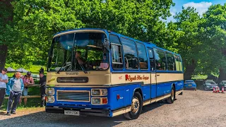 *Hellfire*+*Beast* Royal blue Plaxton supreme IV Volvo B58 HYR175W working service 1 to Bakewell